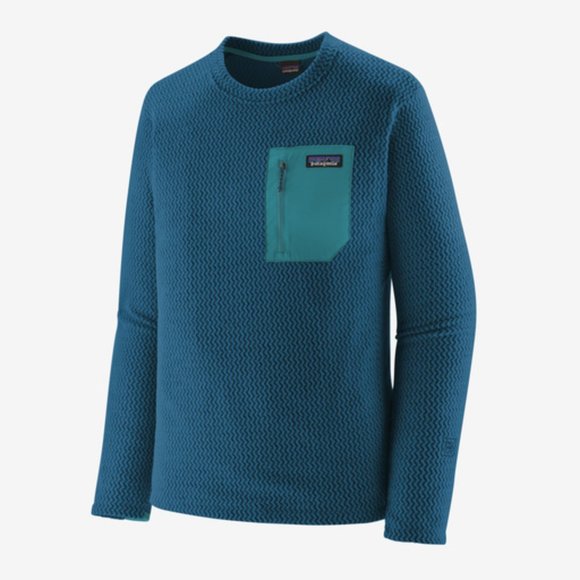 Patagonia Other - Patagonia Men's R1® Air Fleece Crew Lagom Blue  XL  NWT